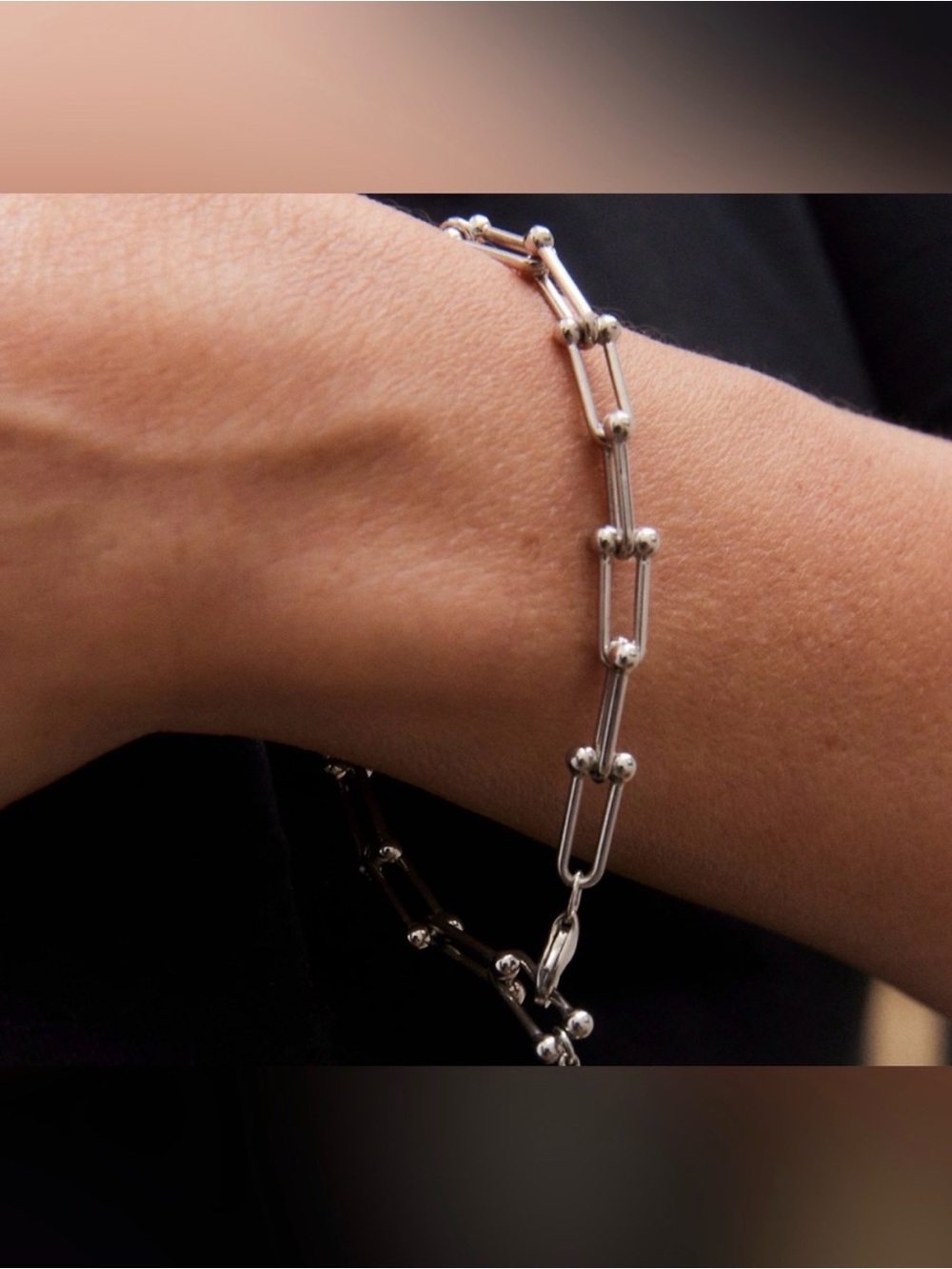 U shape Graduated Link
Bracelet Jewelry